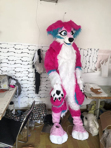 100% Real Photo FurryWu Jackalope Cooker Spaniel Huksy Dog Fursuit Teen Costumes Child Full Furry Suit Fursona Kigurumi Digitigrade Anime -  by FurryMascot -